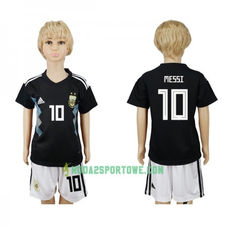 Koszulka Argentyna Messi 10 Dziecięcy Mistrzostwa Świata 2018 Wyjazdowe Stroje Piłkarskie